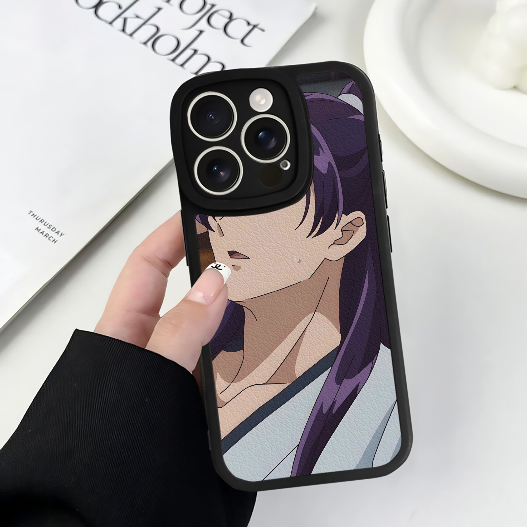 薬屋のひとりごと The Apothecary Diaries 【iPhone 16シリーズ対応】シリコンスマホケース（レザー調） 材質：シリコン